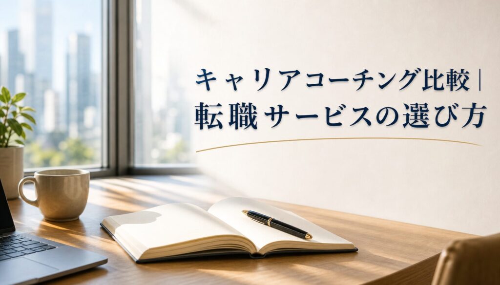 キャリアコーチング比較｜転職サービスの選び方のアイキャッチ画像