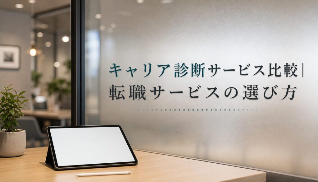 キャリア診断サービス比較｜転職サービスの選び方のアイキャッチ画像