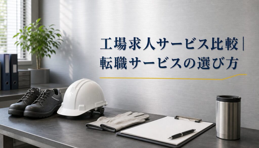 工場求人サービス比較｜転職サービスの選び方のアイキャッチ画像