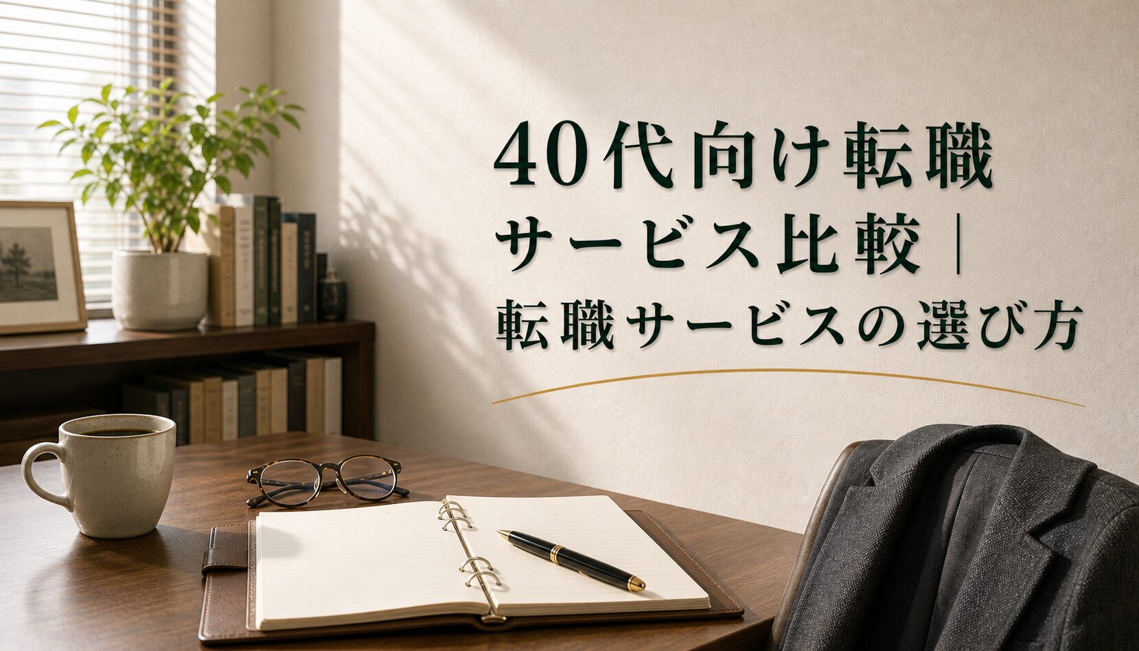 40代向け転職サービス比較｜転職サービスの選び方のアイキャッチ画像