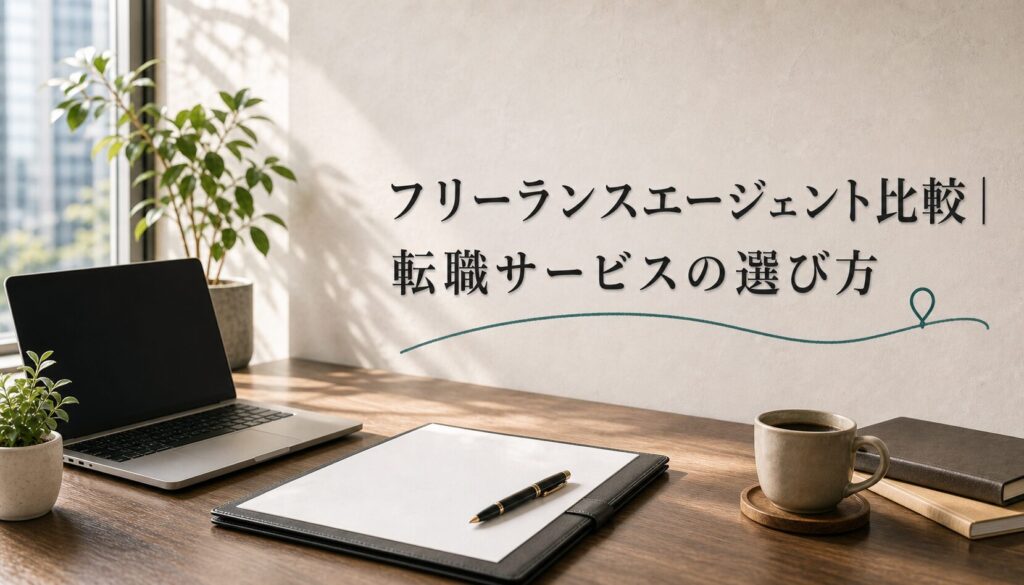 フリーランスエージェント比較｜転職サービスの選び方のアイキャッチ画像
