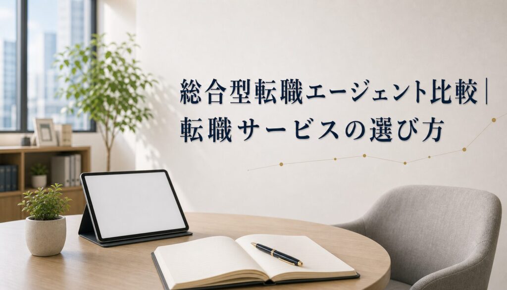 総合型転職エージェント比較｜転職サービスの選び方のアイキャッチ画像