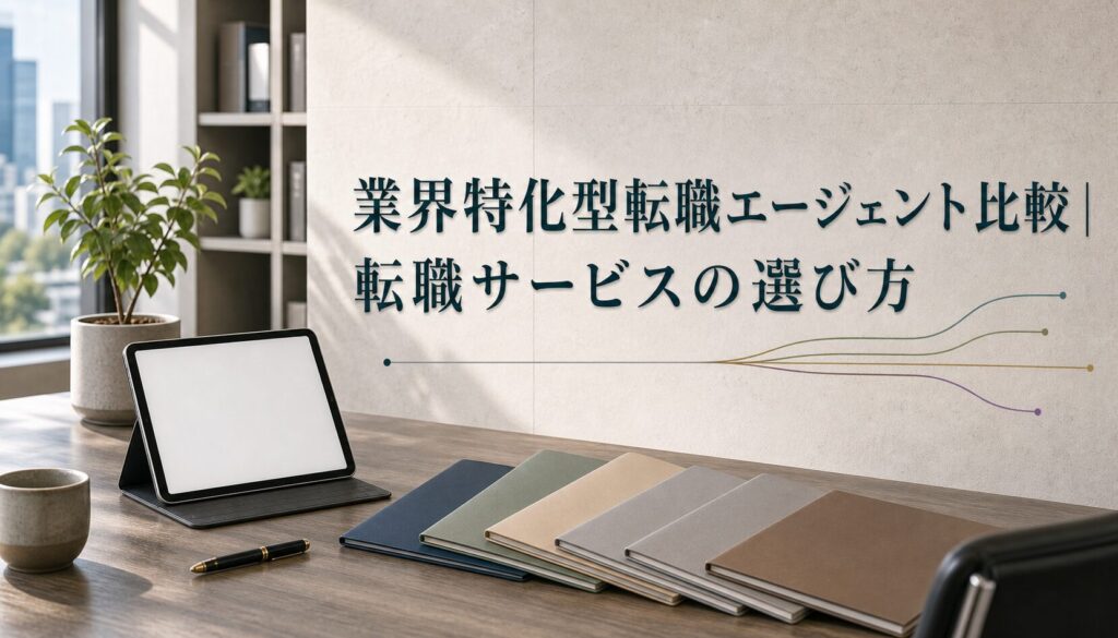 業界特化型転職エージェント比較｜転職サービスの選び方のアイキャッチ画像