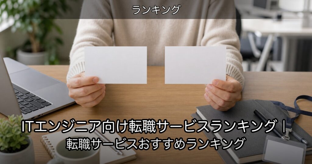 ITエンジニア向け転職サービスランキング｜転職サービスおすすめランキング