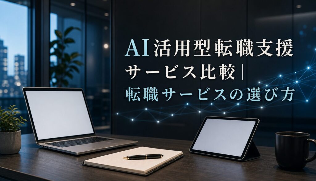 AI活用型転職支援サービス比較｜転職サービスの選び方のアイキャッチ画像
