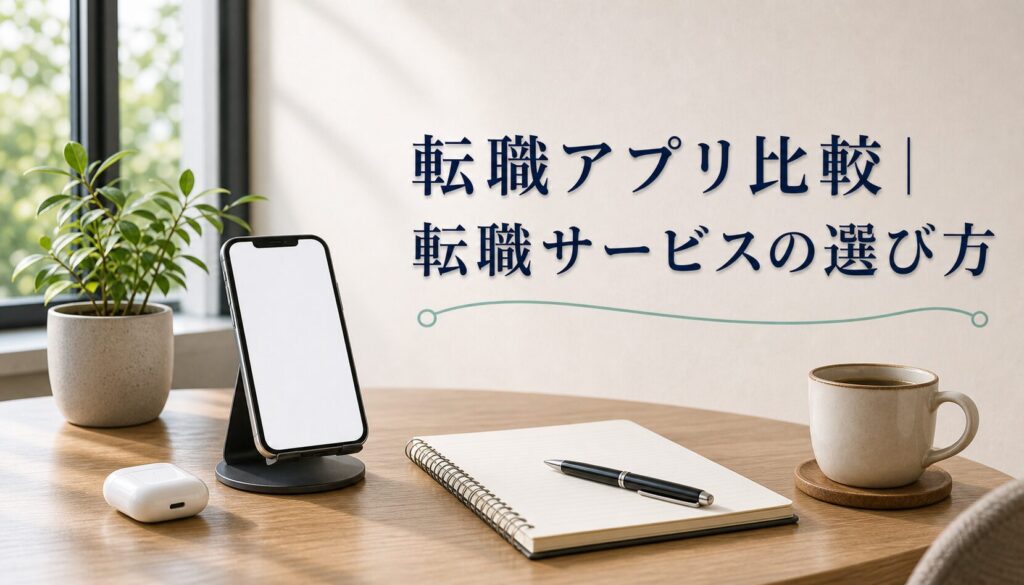 転職アプリ比較｜転職サービスの選び方のアイキャッチ画像