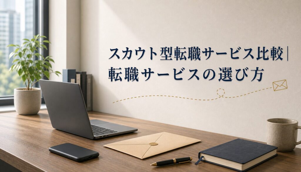 スカウト型転職サービス比較｜転職サービスの選び方のアイキャッチ画像