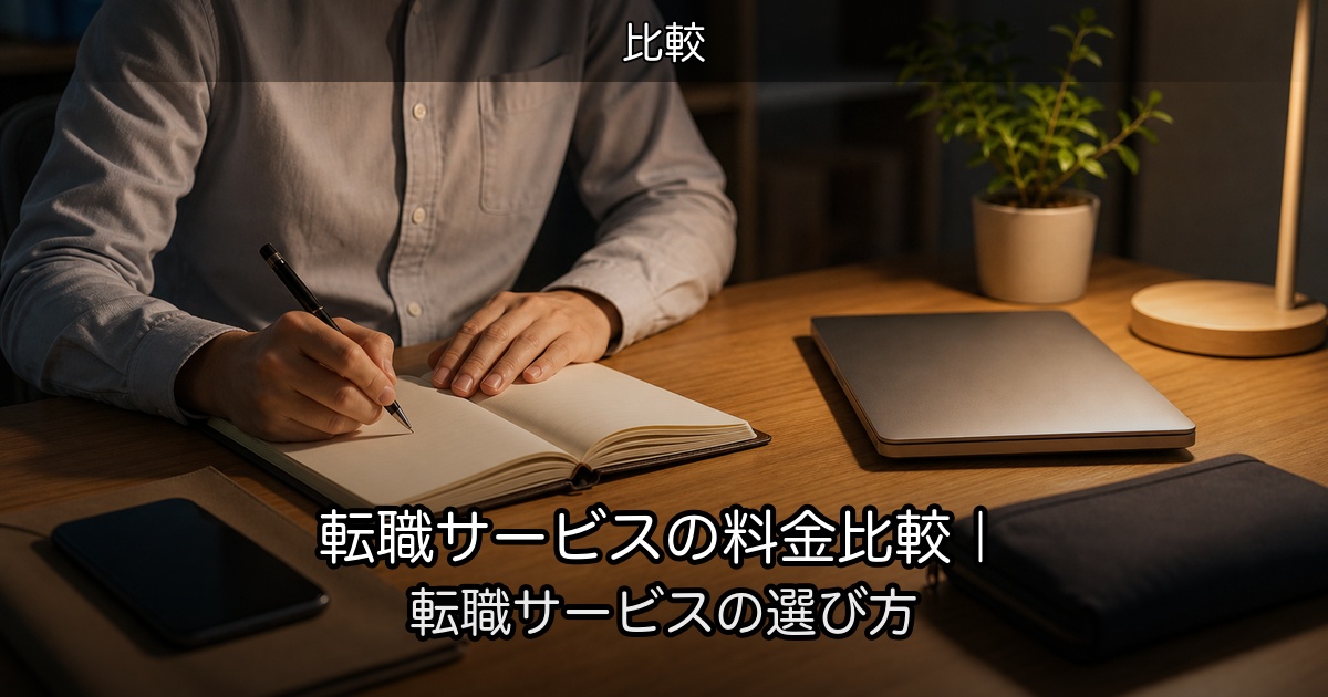 転職サービスの料金比較｜転職サービスの選び方