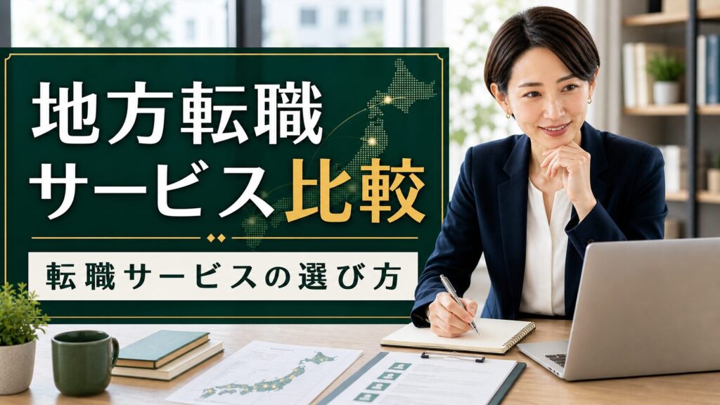 地方転職サービス比較｜転職サービスの選び方のアイキャッチ画像