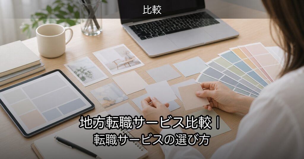 地方転職サービス比較｜転職サービスの選び方