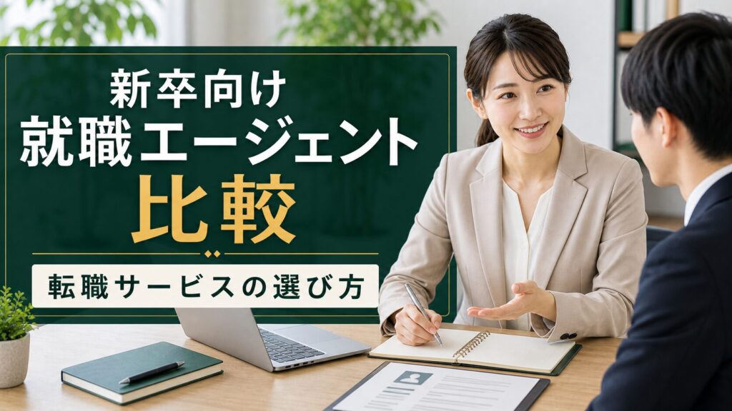 新卒向け就職エージェント比較｜転職サービスの選び方のアイキャッチ画像
