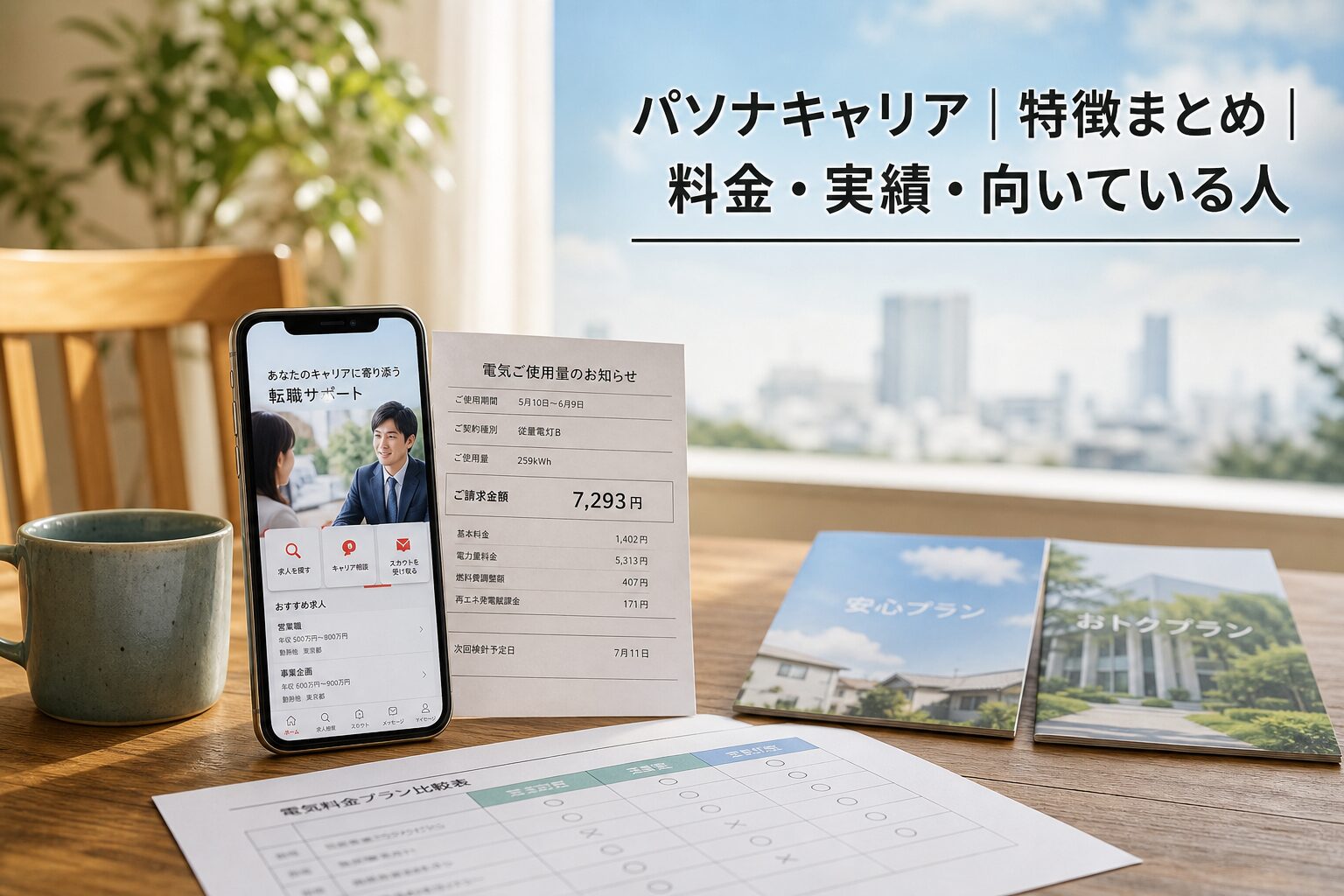 パソナキャリア｜特徴まとめ｜料金・実績・向いている人のアイキャッチ画像