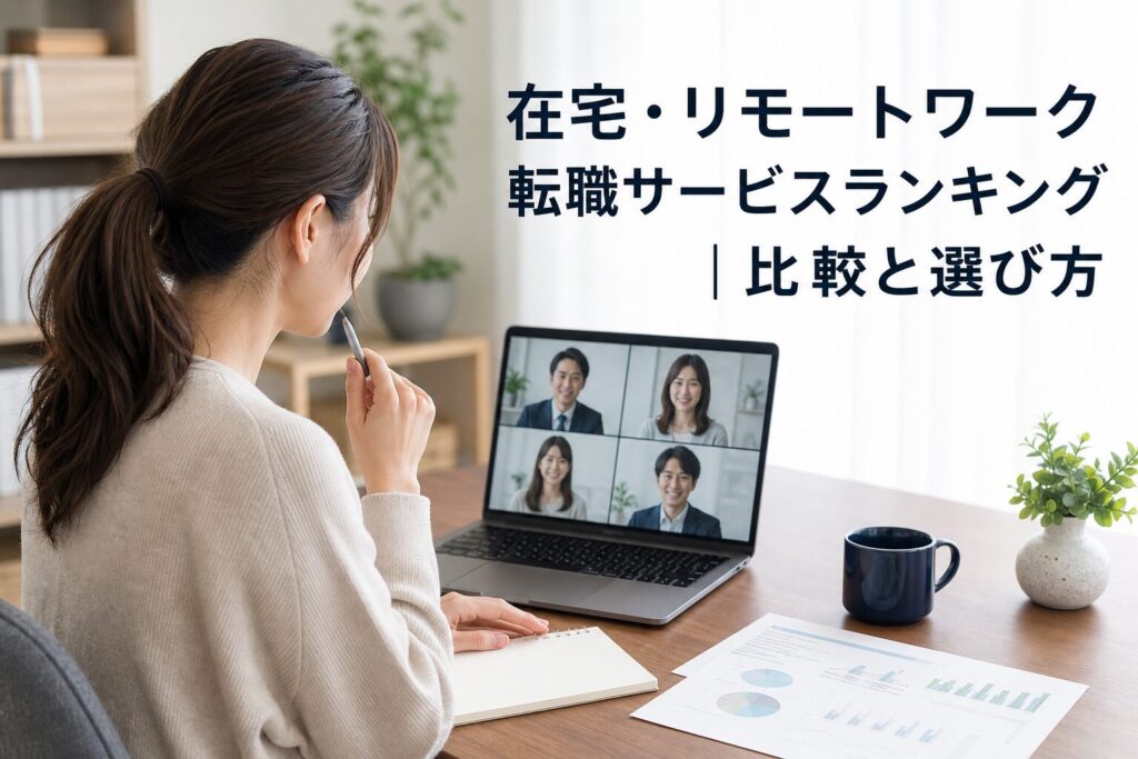 リモート求人に強い転職サービスランキング｜在宅勤務を重視する人の選び方のアイキャッチ画像