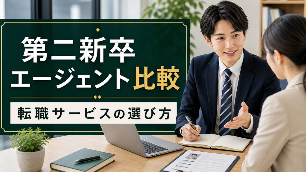 第二新卒エージェント比較｜転職サービスの選び方のアイキャッチ画像