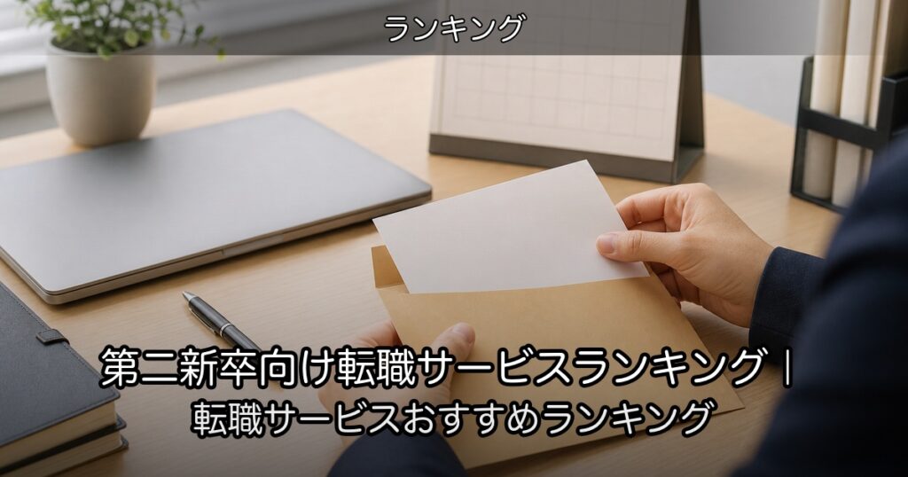 第二新卒向け転職サービスランキング｜転職サービスおすすめランキング