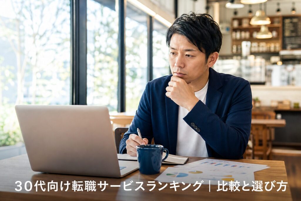 30代向け転職サービスランキング｜比較で見る選び方と注意点のアイキャッチ画像