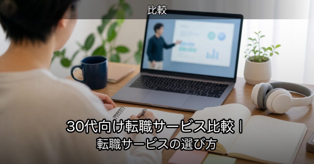 30代向け転職サービス比較｜転職サービスの選び方