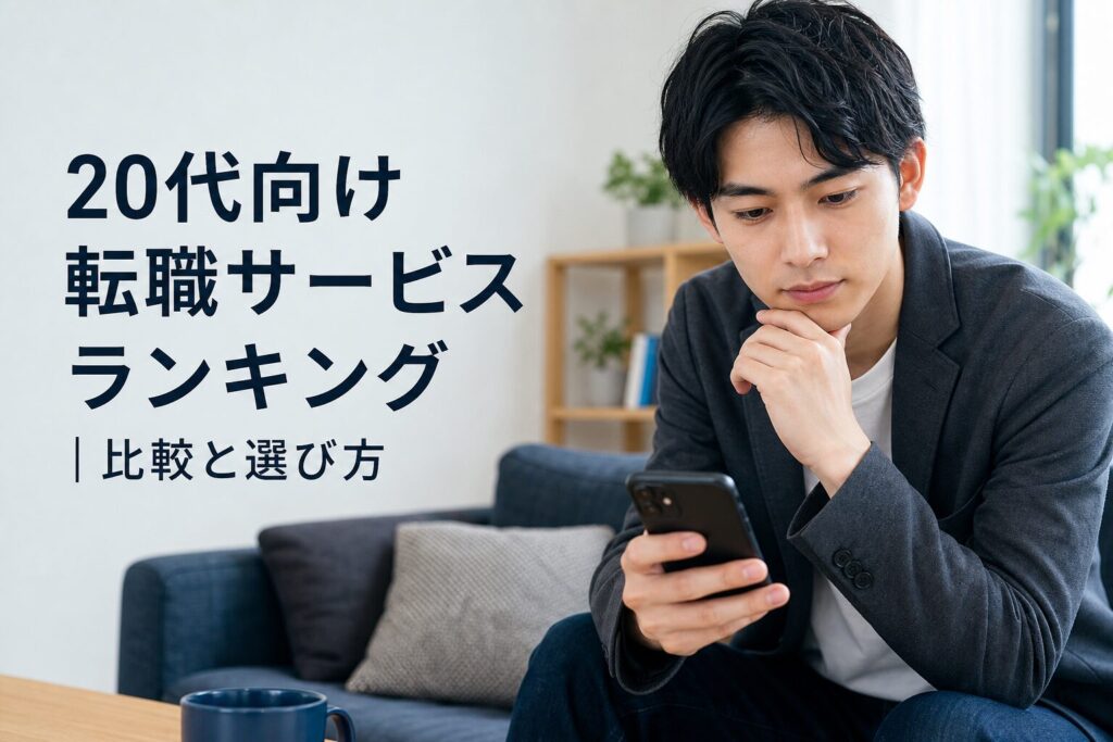 20代向け転職サービスランキング｜比較軸と選び方のアイキャッチ画像