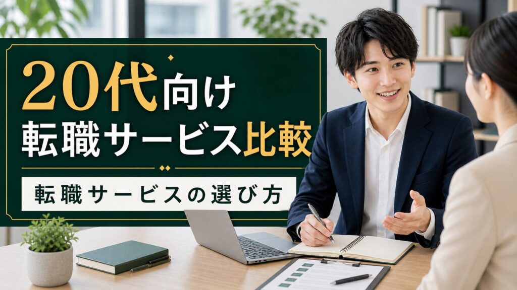 20代向け転職サービス比較｜転職サービスの選び方のアイキャッチ画像