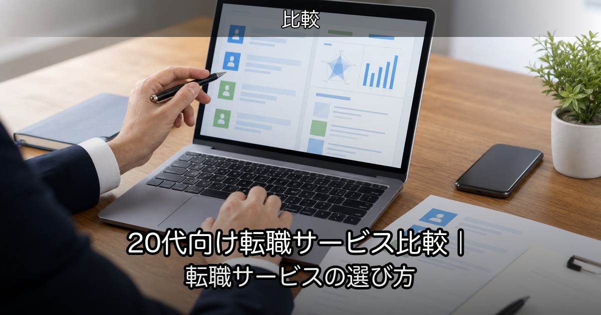 20代向け転職サービス比較｜転職サービスの選び方