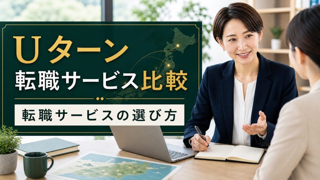 Uターン転職サービス比較｜転職サービスの選び方のアイキャッチ画像
