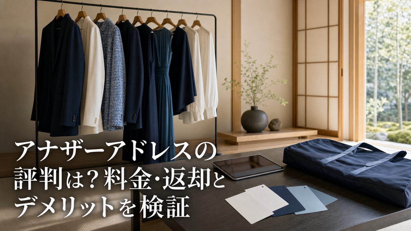 アナザーアドレスの評判と料金・返却・デメリットを解説する記事