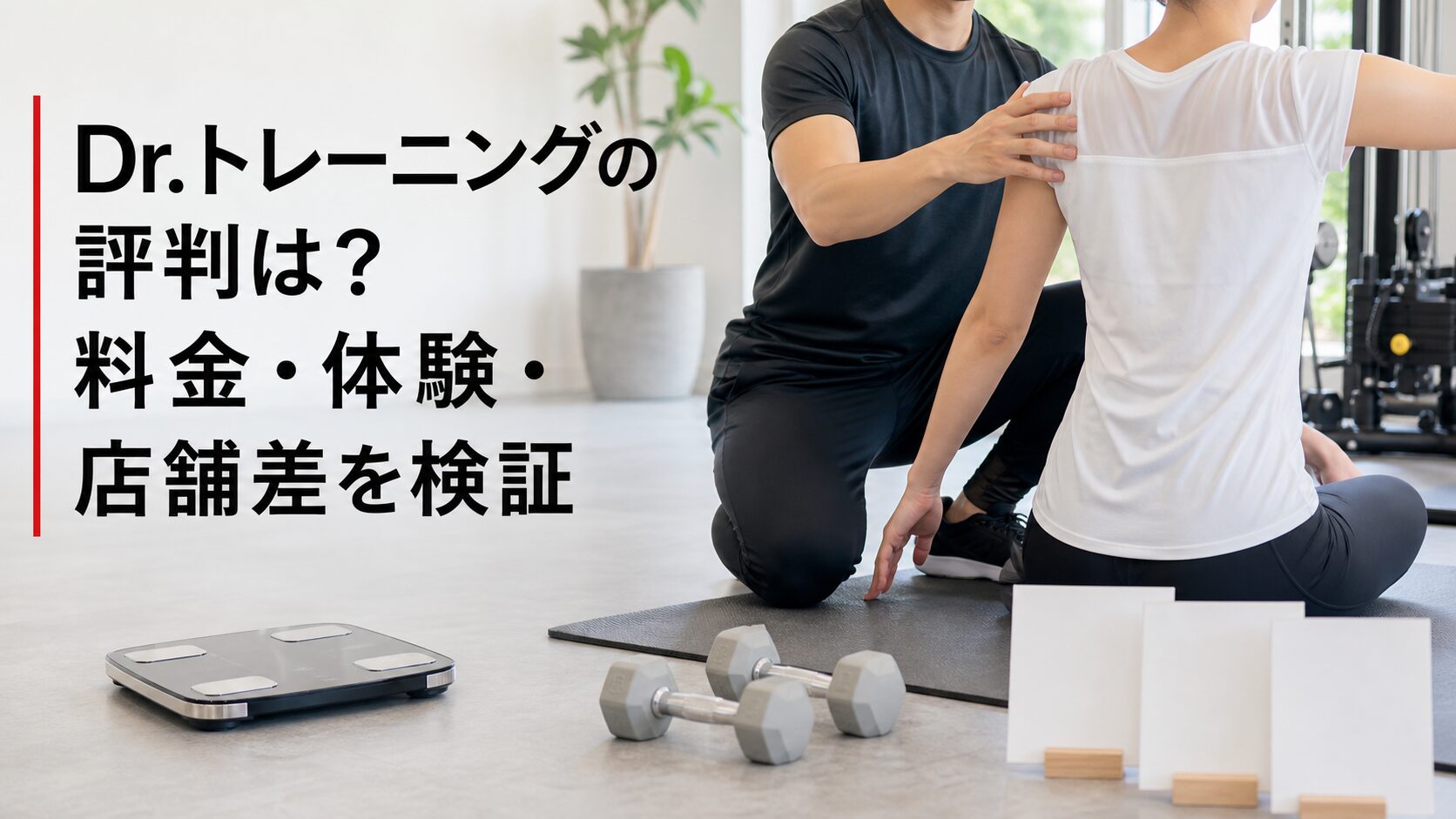 Dr.トレーニングの評判は？料金・体験・店舗差を検証