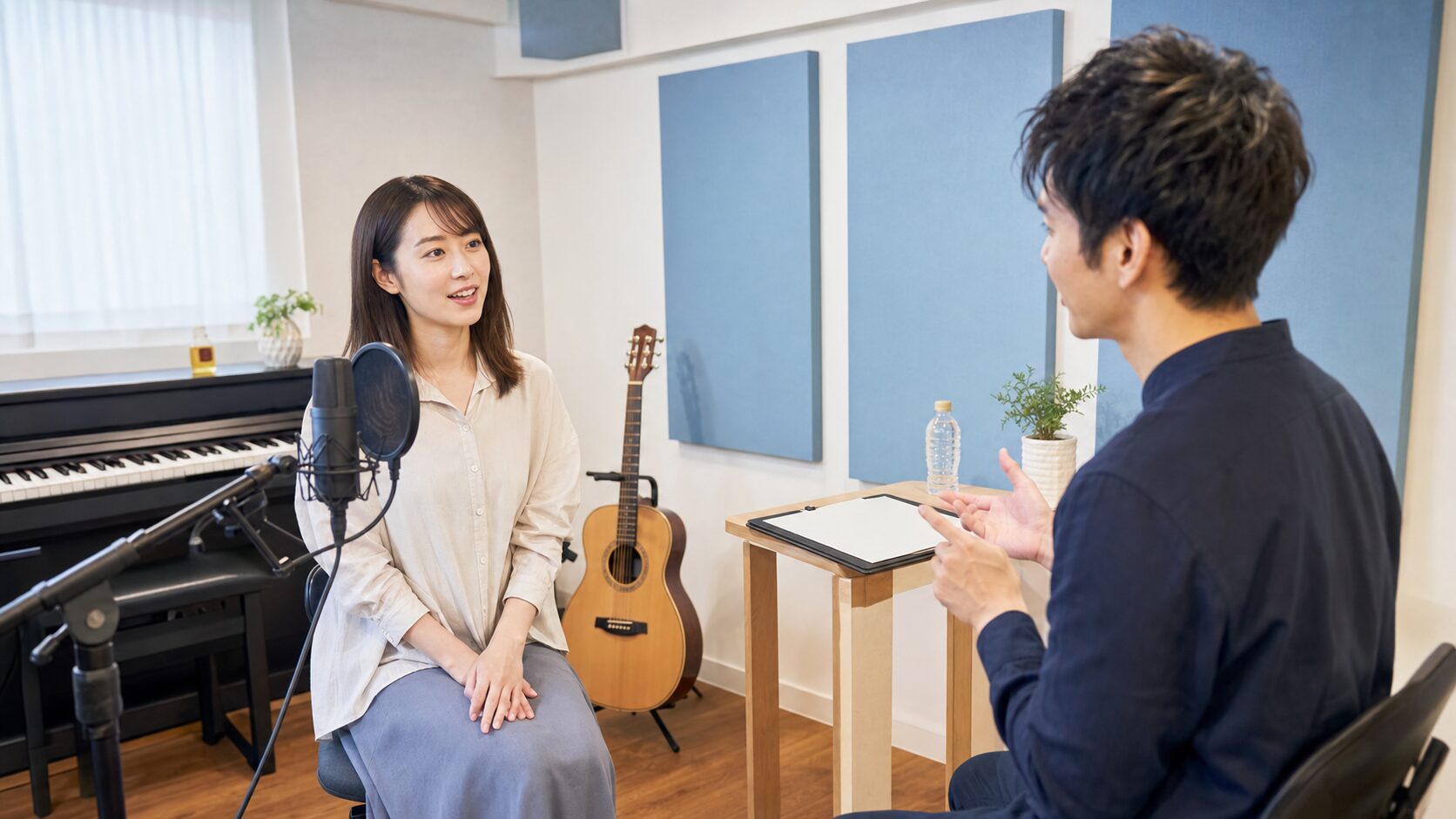 講師とコースを選べるマンツーマン音楽レッスンのイメージ