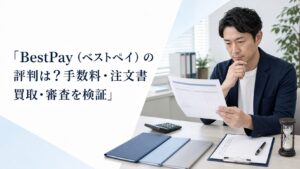 BestPay（ベストペイ）の評判は？手数料・注文書買取・審査を検証