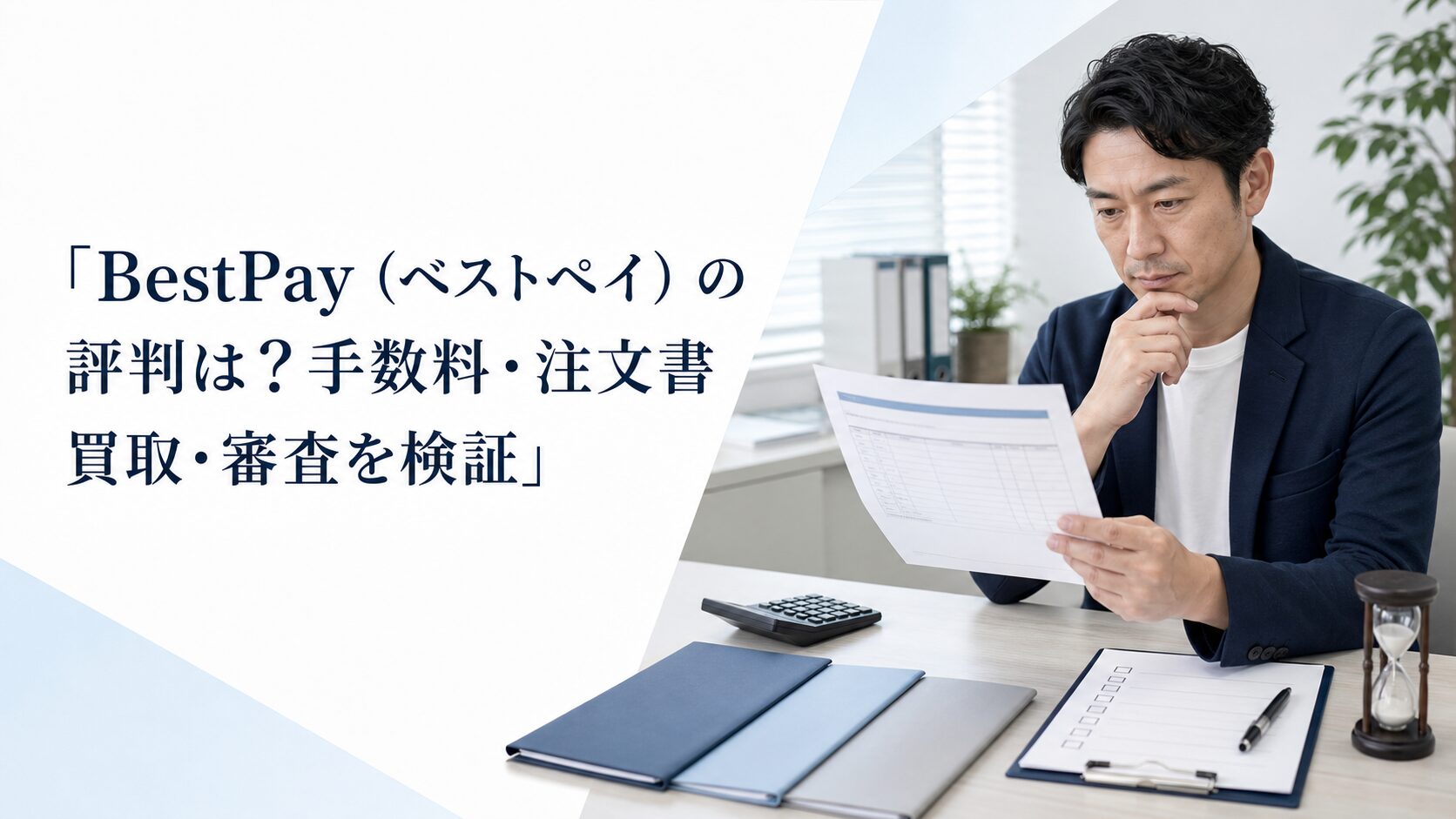 BestPay(ベストペイ)の評判は?手数料・注文書買取・審査を検証