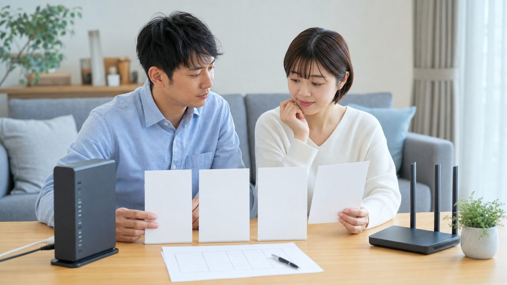 戸建て・マンションと1ギガ・10ギガの光回線料金を比較する利用者