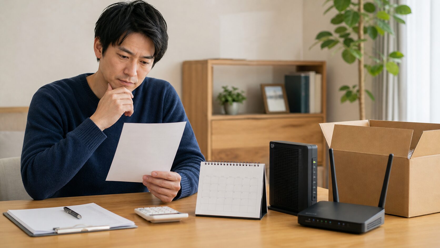 光回線の違約金・工事費残額・ルーター残額・機器返却を整理する利用者