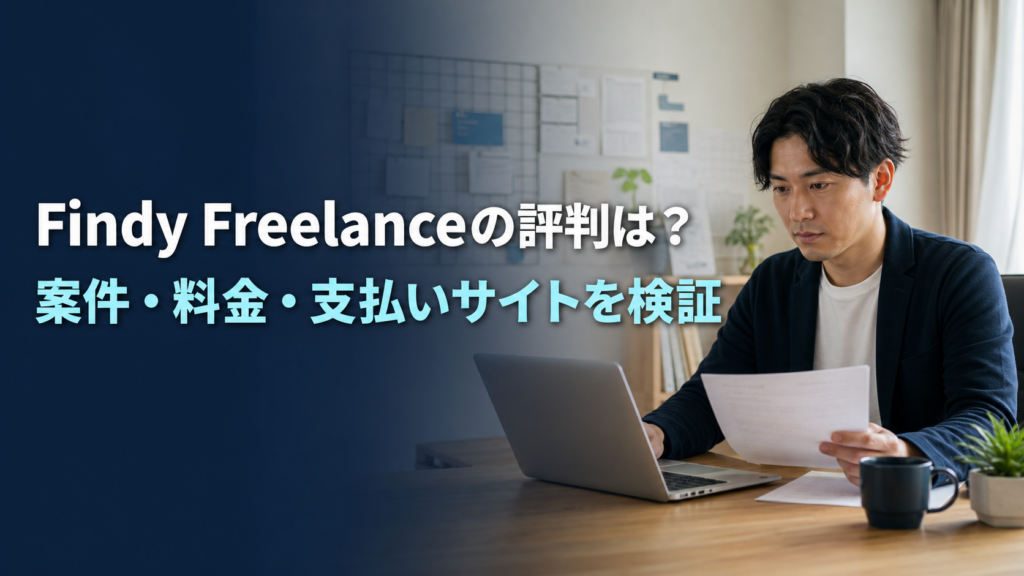 Findy Freelanceの評判は？案件・料金・支払いサイトを検証