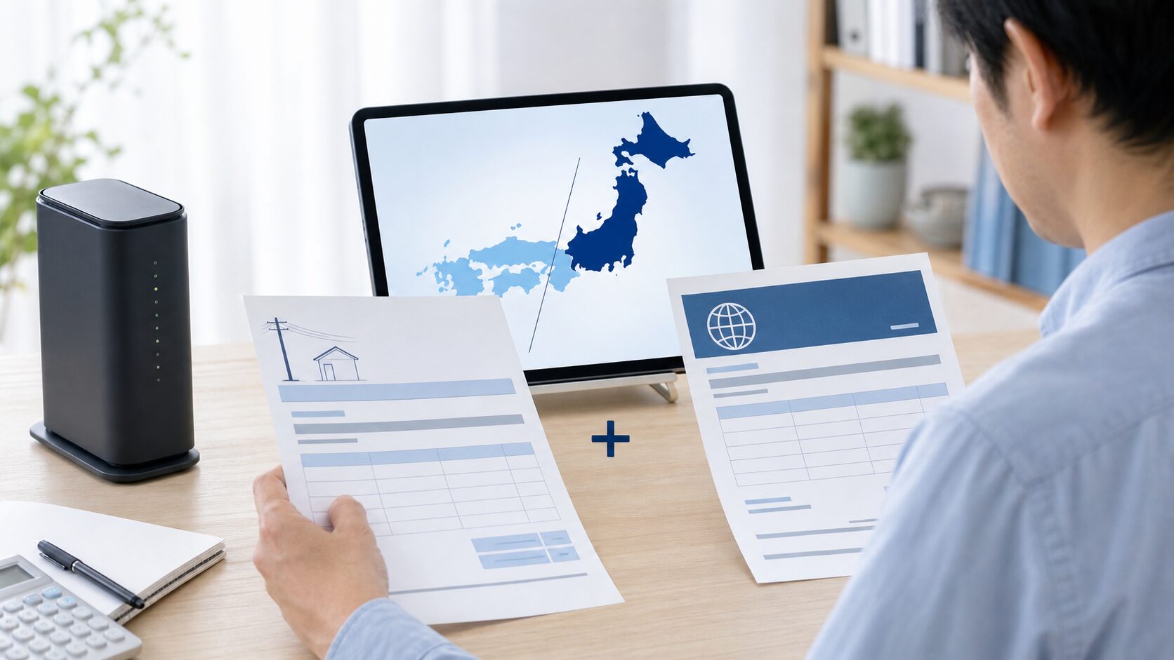 フレッツ光の回線料金とプロバイダ料金を東西別に整理する利用者