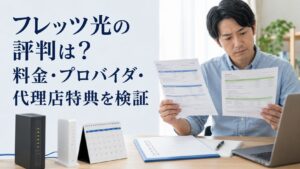 フレッツ光の評判は？料金・プロバイダ・代理店特典を検証