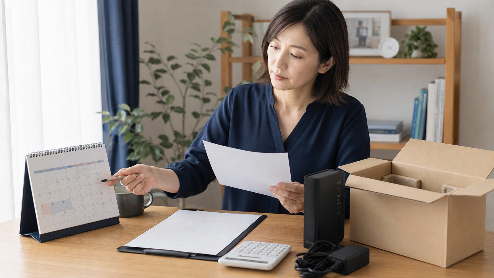 解約日と回線乗り換えの精算項目を整理する利用者