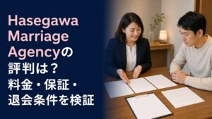 Hasegawa Marriage Agencyの評判は？料金・保証・退会条件を検証