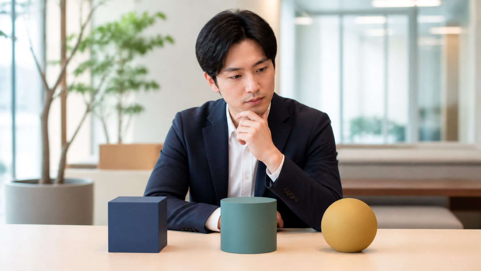 営業・人事・経理など異なる職種の選択肢を比べる転職希望者のイメージ