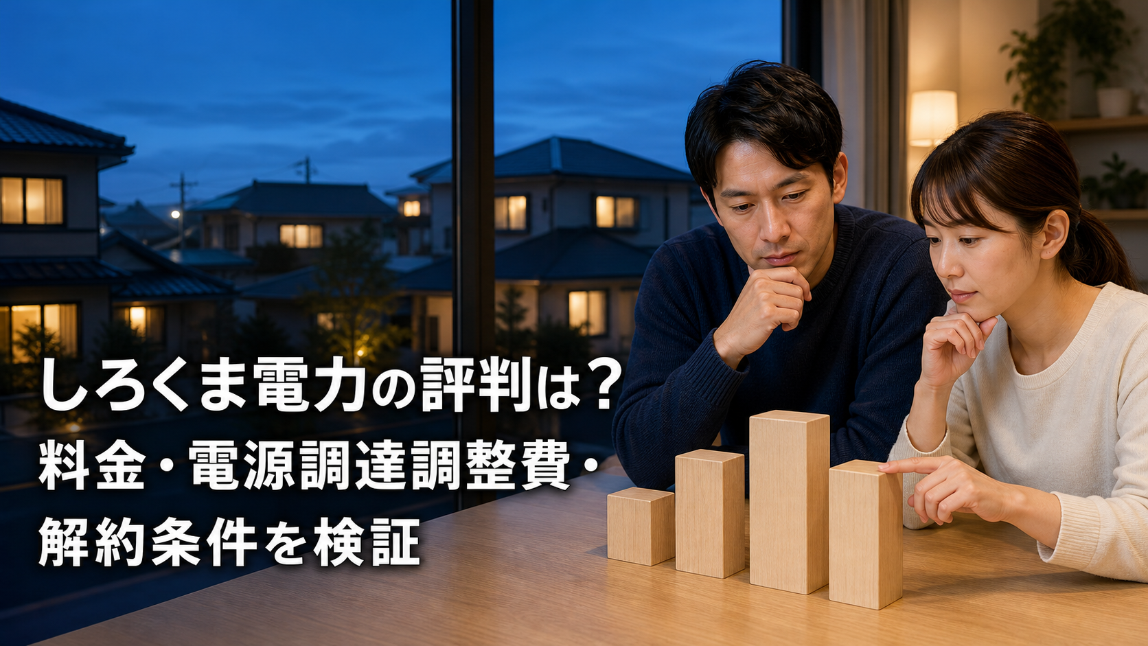 しろくま電力の評判は？料金・電源調達調整費・解約条件を検証