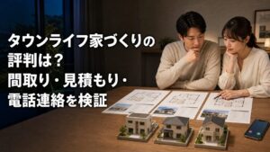 タウンライフ家づくりの評判は？間取り・見積もり・電話連絡を検証