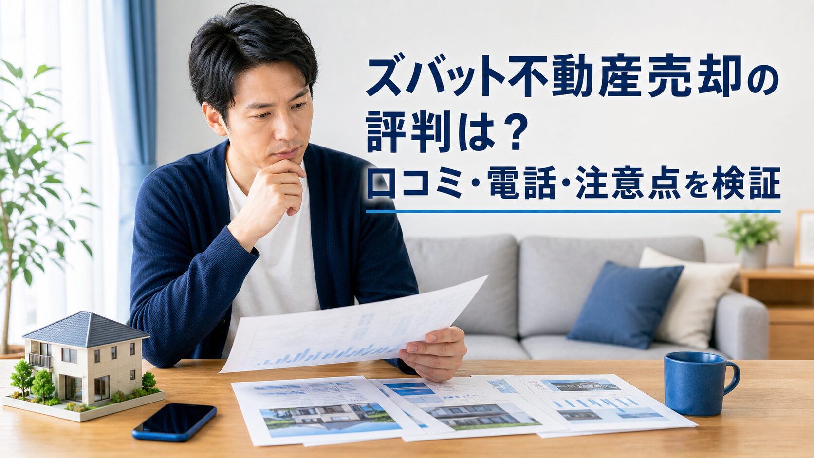 ズバット不動産売却の口コミ・電話・注意点を査定書で比較する利用者